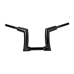 GP008801_HCmotorku_Black 10" Ape Hanger Handlebar Upgrade for Harley Touring Softail