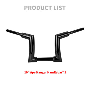 GP008801_HCmotorku_Black 10" Ape Hanger Handlebar Upgrade for Harley Touring Softail Product List