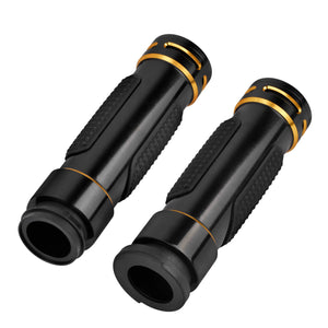 GP008902_HCmotorku_Anti-Slip 1" Electronic Hand Grips Fits Harley Touring Trike Softail Gold