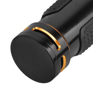 GP009002_HCmotorku_1" Anti-Slip Rubber & Aluminum Handlebar Grips for Harley Touring Dyna