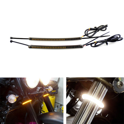 LED 39mm 41mm Fork Turn Signal Light Strip Kit | HCmotorku