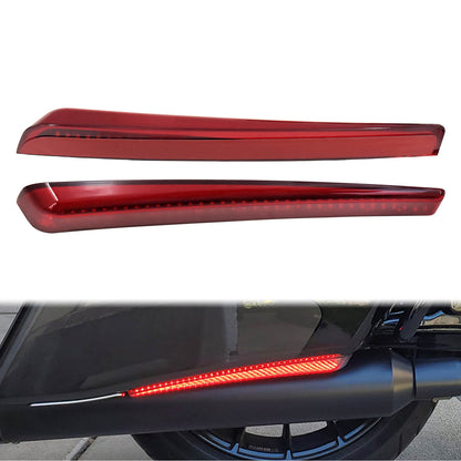 LED Extended Saddlebag Lights for Harley Touring 2014-2023 | HCmotorku