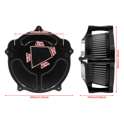 Air Cleaner Spike Intake Filter Fit For Harley Sportster XL 883 1200 2004-2022 | HCmotorku