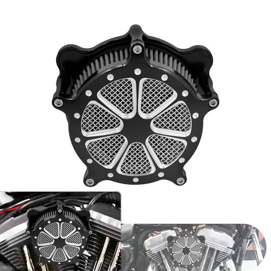 Dots Cut Spike Air Cleaner Intake Filter Fit For Touring Street Glide 2008-2016 | HCmotorku