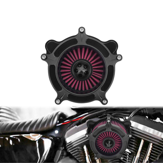 Air Filter Red Spike Intake Matte Black Fit For Touring 2008-2016 Softail 2016-2017 | HCmotorku