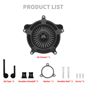Stage One Air Cleaner Filter Grey Fit For Harley Touring 2017-2023 Softail 2018-2024 | HCmotorku
