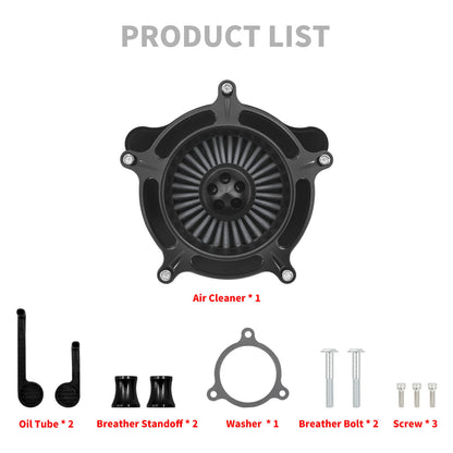 Stage One Air Cleaner Filter Grey Fit For Harley M8 Touring FLH Dyna Softail FLS | HCmotorku