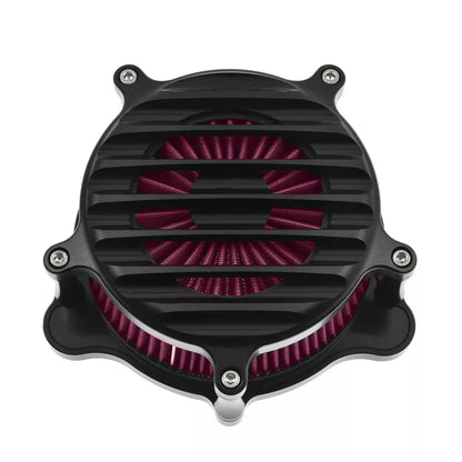 Stripe Air Cleaner Red Air Filter Matte Fit For Harley Softail 2018 Touring 2017 | HCmotorku