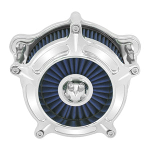 Air Cleaner Blue Intake Filter Chrome Fit For Harley M8 Softail 2018-2024 Touring 2017-2023 | HCmotorku
