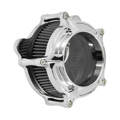 Clarity Air Cleaner Gray Intake Filter Chrome For Harley Dyna 2000-2017 Softail | HCmotorku