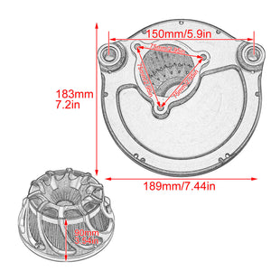 Spin Cut Air Cleaner Intake Filter For Harley M8 Touring 2017-2023 Softail 2018-2024 | HCmotorku