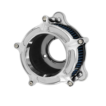 Air Cleaner Intake Filter Chrome Blue Fit For Harley Softail Trike Dyna Touring | HCmotorku