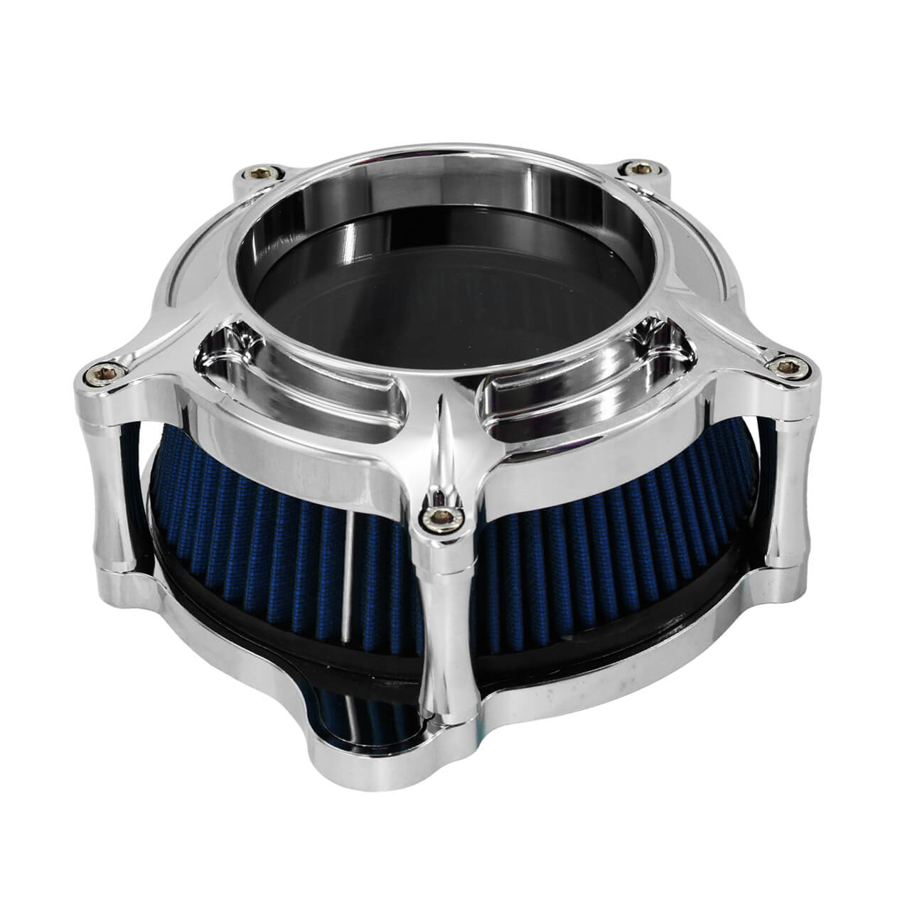 Air Cleaner Intake Filter Chrome Blue Fit For Harley Softail Trike Dyna Touring | HCmotorku