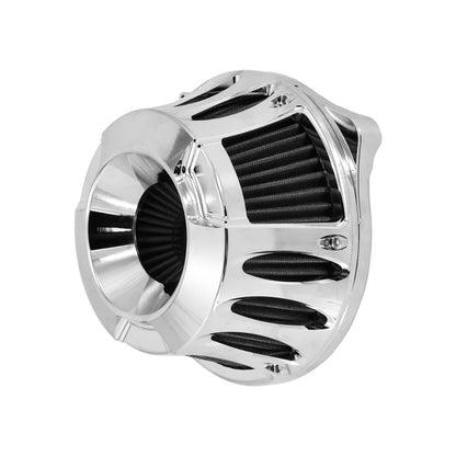 CNC Inverted Series Air Filter Cleaner Element Chrome For Touring Trike 2023 | HCmotorku