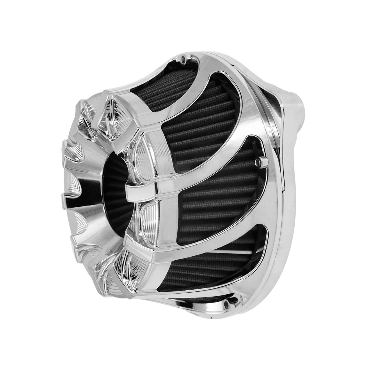 Spin Cut Air Cleaner Intake Filter Chrome Fit For Harley Touring Trike 2017-2020 | HCmotorku