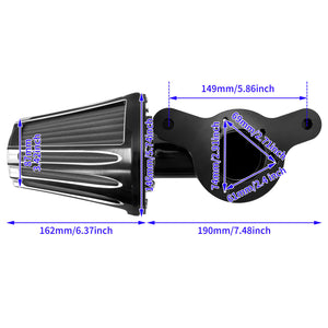 Air Cleaner Intake Filter Fit Harley Street Electra Glide 2000-2007 Softail Dyna | HCmotorku