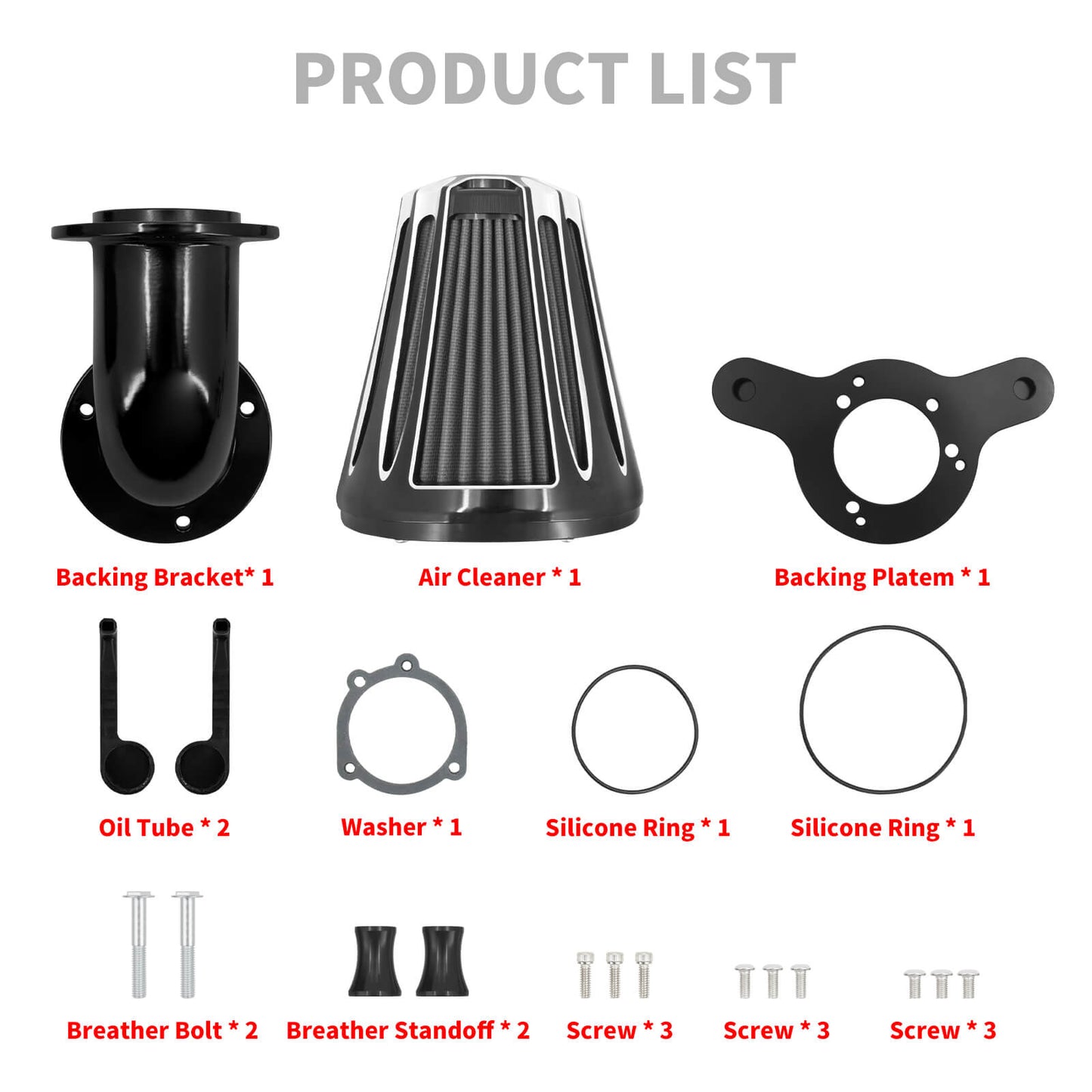 Air Cleaner Intake Filter Fit For Harley Street Electra Glide 2000-2007 Softail Dyna | HCmotorku