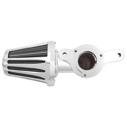 Cone Filter Elbow Air Cleaner Chrome Fit For Harley M8 Touring Street Glide 2017-UP | HCmotorku