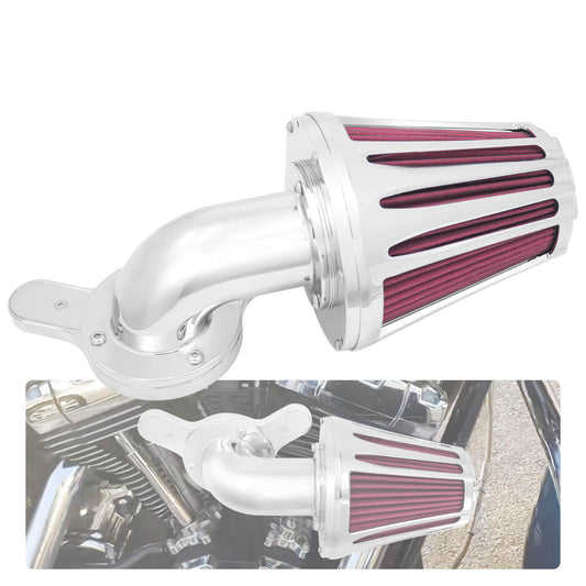 Air Cleaner CNC Filter Breathener Chrome Fit For Harley Street Glide 2008-2016 Dyna | HCmotorku