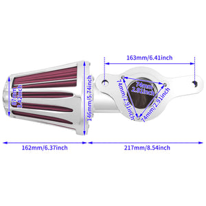 CNC Sucker Air Filter Cleaner Fit For Harley Touring Glide Trike Softail 2018-2024 | HCmotorku