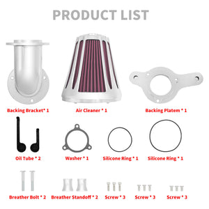 CNC Sucker Air Filter Cleaner Fit For Harley Touring Glide Trike Softail 2018-2024 | HCmotorku