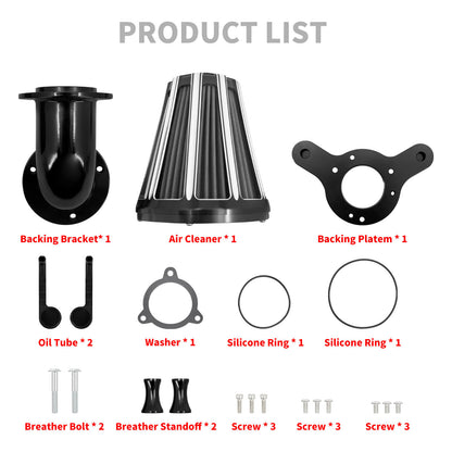 CNC Air Cleaner Intake System Kit for Harley Dyna Softail Touring Trike | HCmotorku