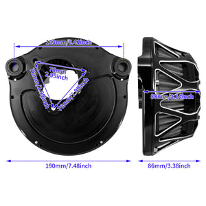 Intersect Air Cleaner Filter For Harley Touring 2017-2023 Softail 2018-2024 | HCmotorku