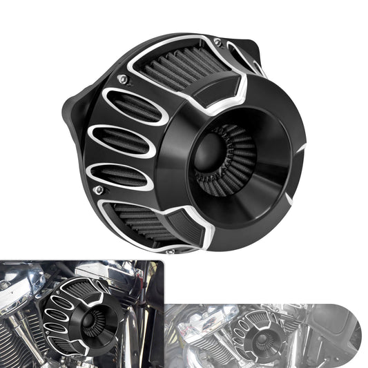 Hollow Air Cleaner Filter Gray Intake For Harley Touring Road King Glide 2000-2007 | HCmotorku