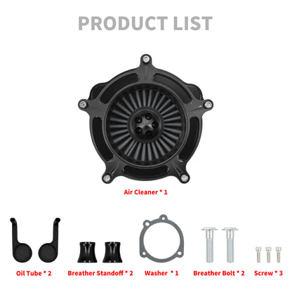 Air Cleaner Intake Filter Black Fit For Harley Sportster Iron 883 1200 48 72 2004-UP | HCmotorku