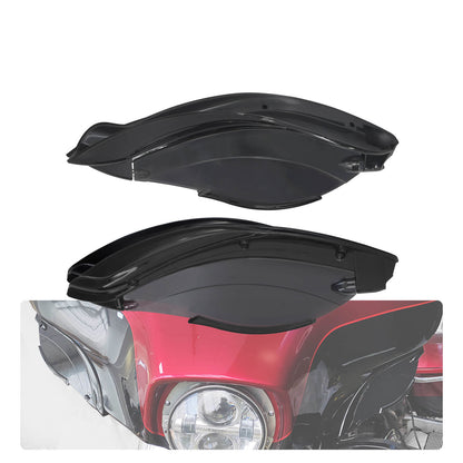 Adjustable Side Wing Air Deflectors Fairing Smoke Fit For Harley Touring FLH 2014-UP | HCmotorku
