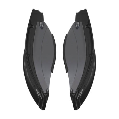 Adjustable Side Wing Air Deflectors Fairing Smoke Fit For Harley Touring FLH 2014-UP | HCmotorku