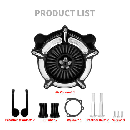 Spike Air Filter Cleaner For Harley Touring '00-'07 Softail '00-'15 | HCmotorku