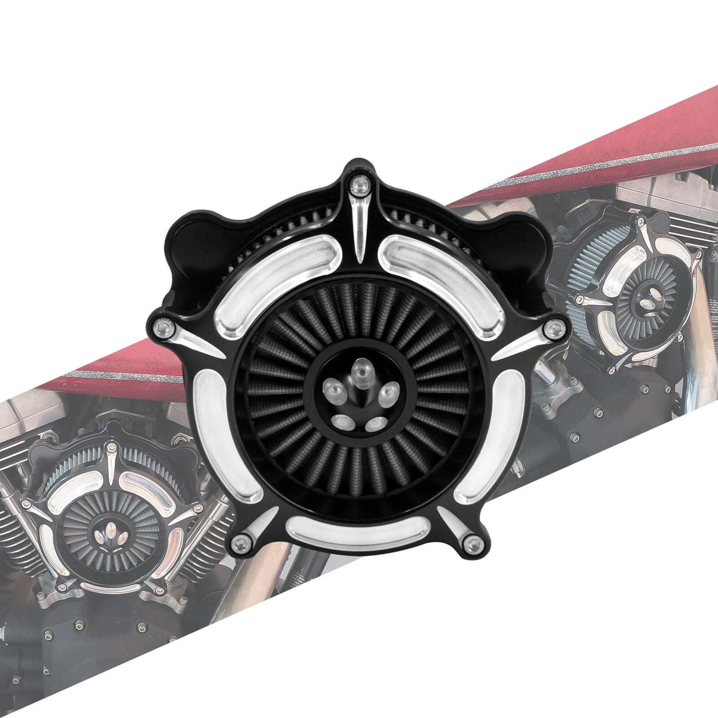 Spike Air Filter Cleaner For Harley Touring '00-'07 Softail '00-'15 | HCmotorku