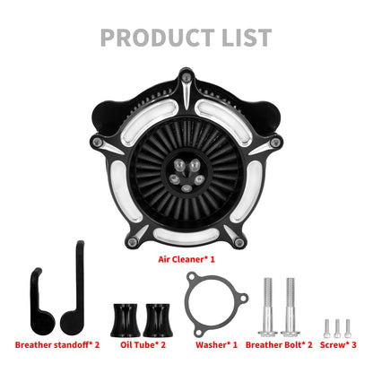Air Cleaner Grey Intake Filter Fit For Harley M8 Touring Trike Softail 2018-2024 | HCmotorku