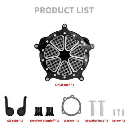 Cut Air Cleaner Intake Filter Fit For Harley Sportster Iron 883 1200 2004-2022 | HCmotorku