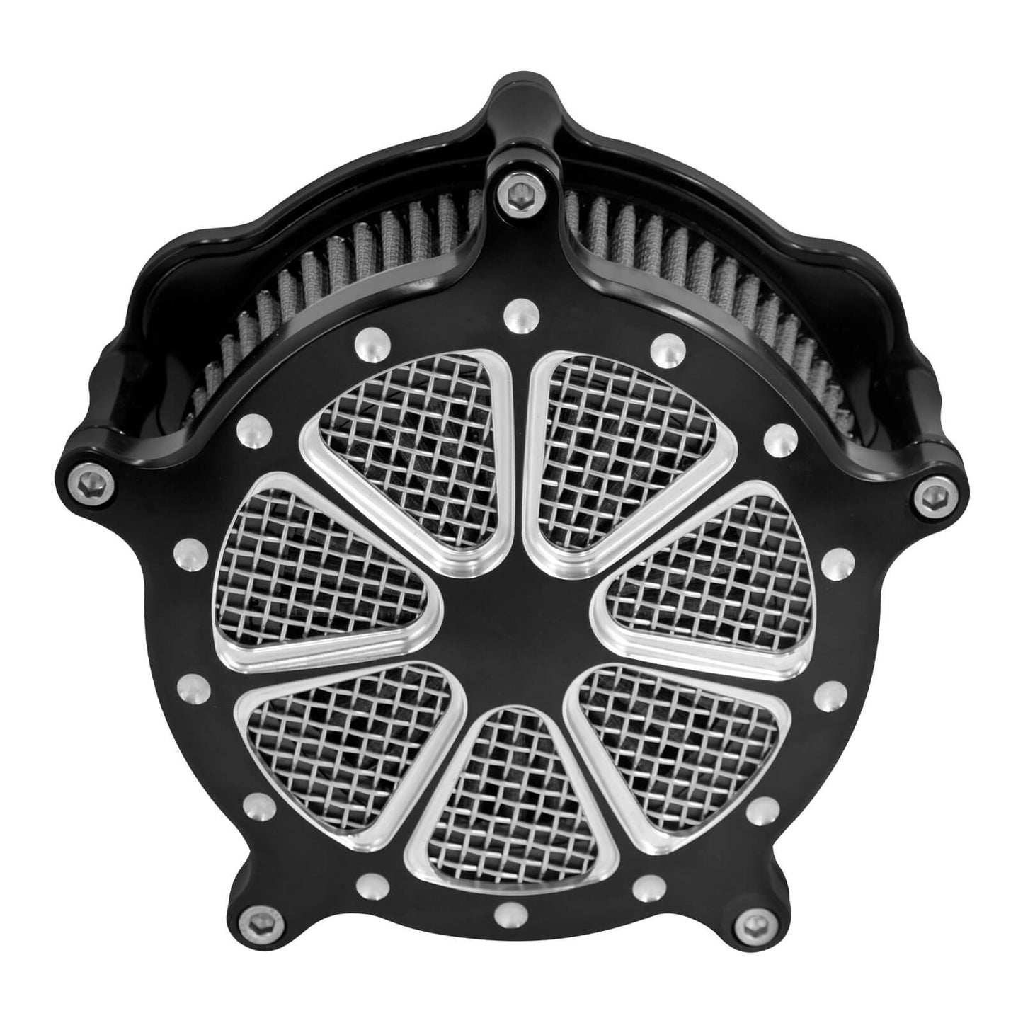 Cut Air Cleaner Intake Filter Fit For Harley Sportster Iron 883 1200 2004-2022 | HCmotorku