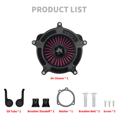 Air Cleaner Spike Intake Filter Fit For Sportster XL 1200 2004-2022 Matte Black | HCmotorku