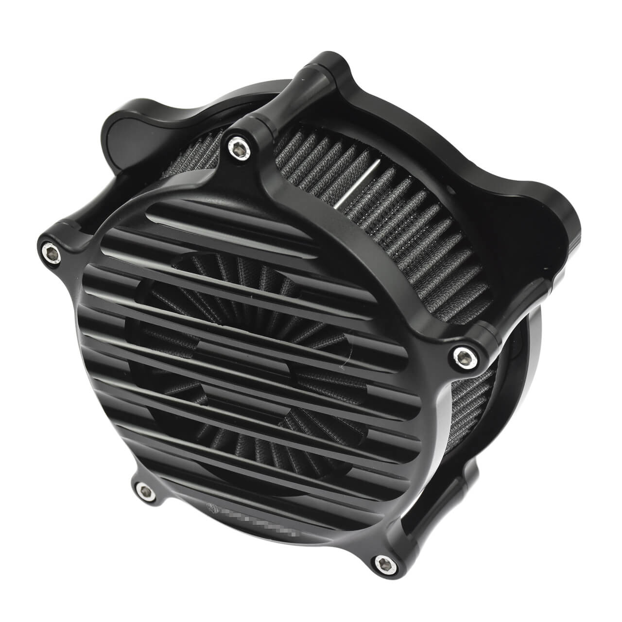 Stripe Air Cleaner Gray Filter Matte Black Fit For Harley Dyna 2000-2017 Softail 2000 | HCmotorku