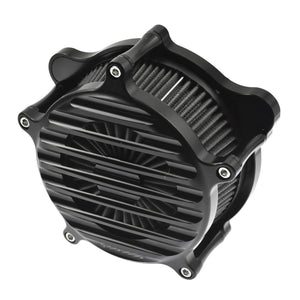 Stripe Air Cleaner Gray Filter Matte Black Fit For Harley Dyna 2000-2017 Softail 2000 | HCmotorku