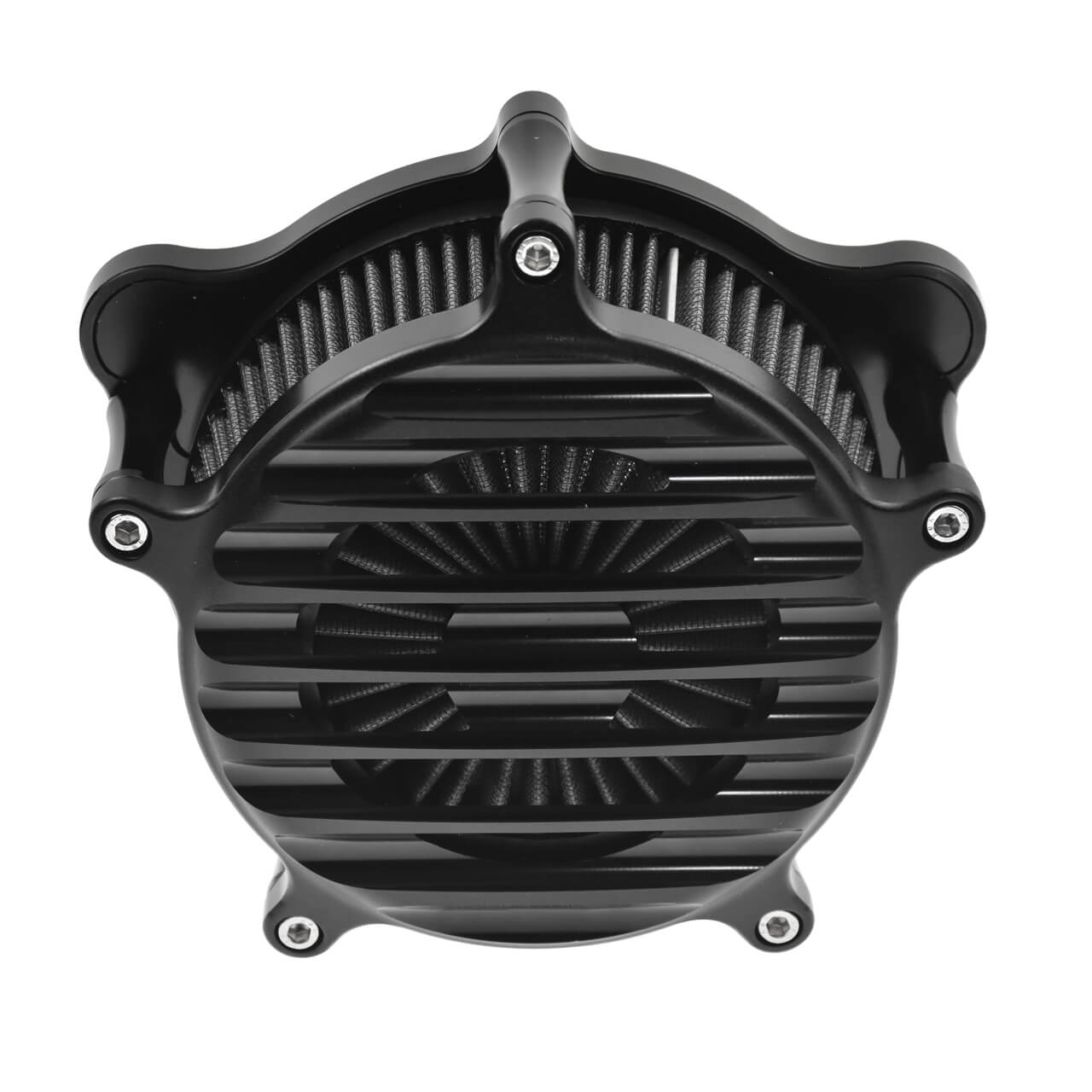 Stripe Air Cleaner Gray Filter Matte Black Fit For Harley Dyna 2000-2017 Softail 2000 | HCmotorku