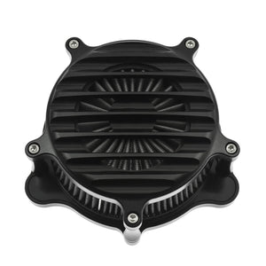 Stripe Air Cleaner Gray Filter Matte Black Fit For Harley Dyna 2000-2017 Softail 2000 | HCmotorku