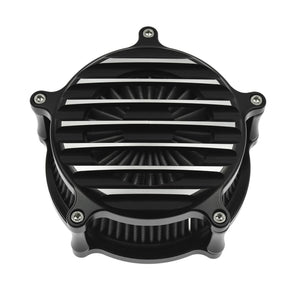 Stripe Air Cleaner Gray Air Filter Chrome Fit For Harley Sportster XL 2004-2023 | HCmotorku