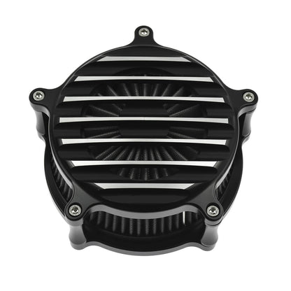 Stripe Air Cleaner Gray Air Filter Chrome Fit For Harley Sportster XL 2004-2023 | HCmotorku