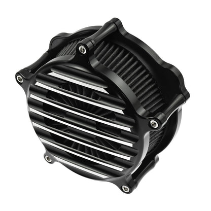 Stripe Air Cleaner Gray Air Filter Chrome Fit For Harley Sportster XL 2004-2023 | HCmotorku