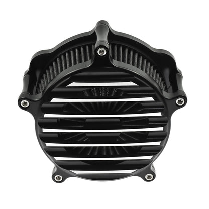 Stripe Air Cleaner Gray Air Filter Chrome Fit For Harley Sportster XL 2004-2023 | HCmotorku
