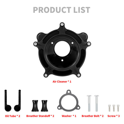 Transparent Air Cleaner Filter Gray Fit For Harley Touring 2008-2016 Softail 2016-2017 | HCmotorku