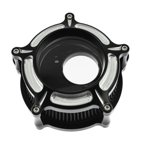 Clarity Air Filter Gray Cleaner Chrome Fit For Harley Touring 2000-2007 Dyna 2000-2017 | HCmotorku