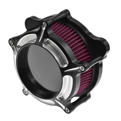 Clarity Air Filter Red Cleaner Chrome Fit For Touring 2000-2007 Softail 2000-2015 Dyna | HCmotorku