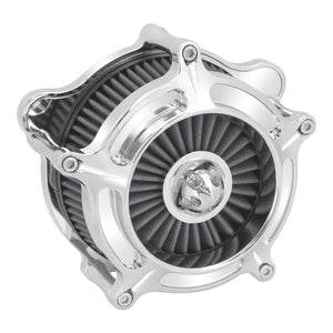 Air Cleaner Filter Gray Intake Chrome For Harley Touring Street Road Glide 2017-2023 | HCmotorku