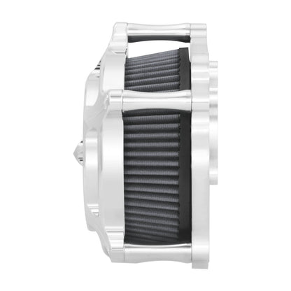 Air Cleaner Filter Gray Intake Chrome For Harley Touring Street Road Glide 2017-2023 | HCmotorku